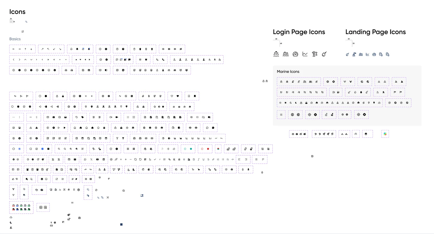 Pelagos icon library
